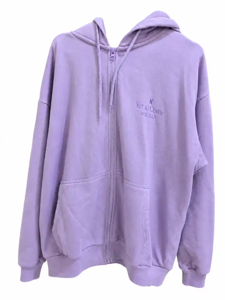 Preloved BTS Hoodie Yet To Come Purple – Size XL