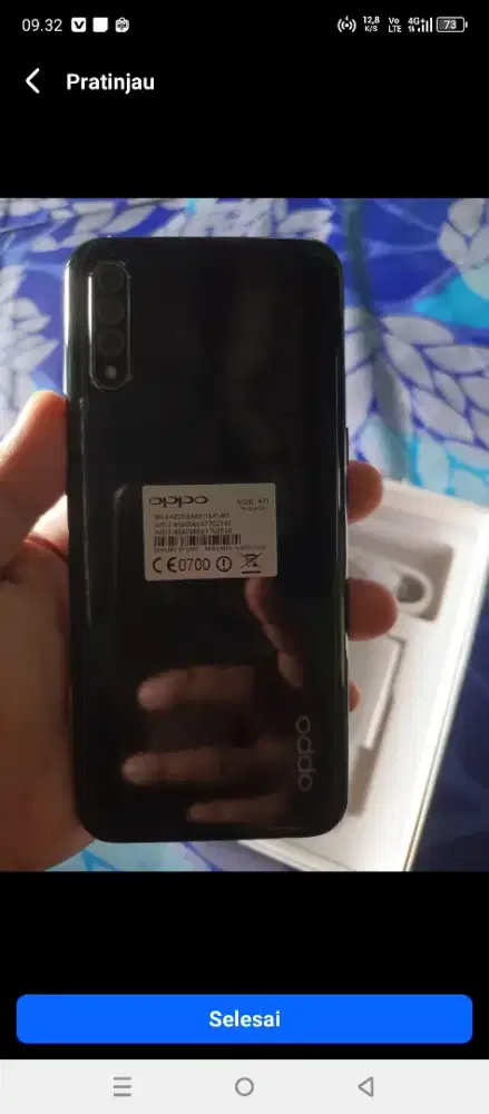 Jual hp baru Oppo A31 ram 8/256 layar 6,53 inch fulset