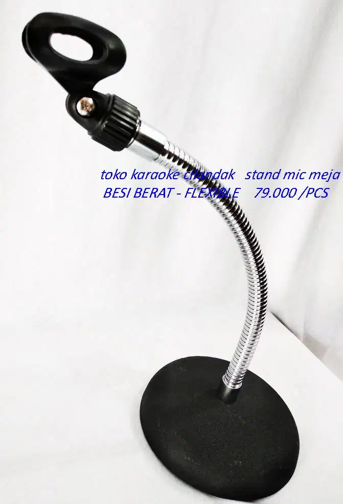 stand microphone model duduk harga murah