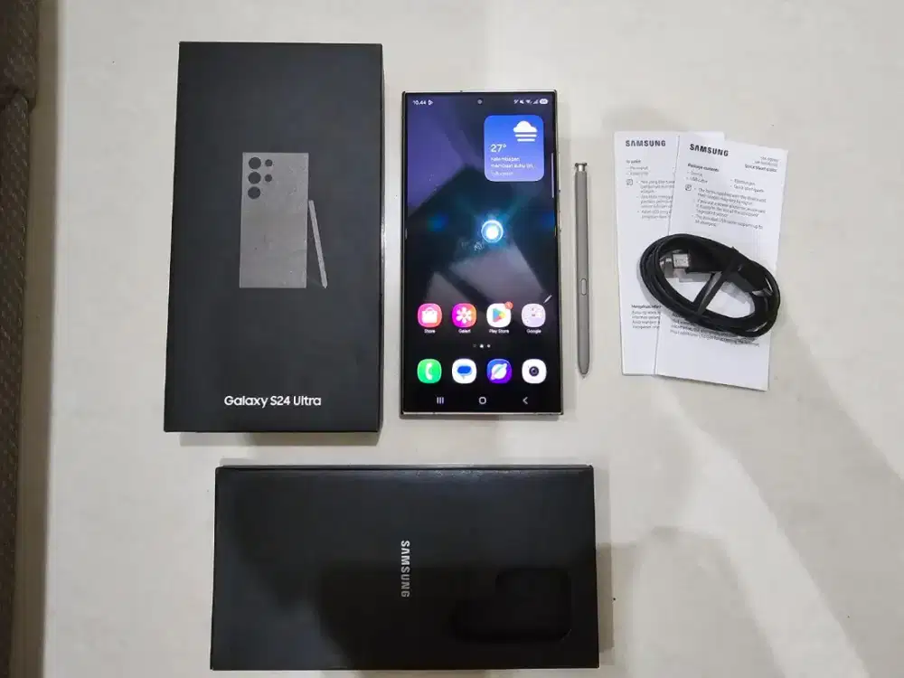 Samsung S24 Ultra 12/256 SEIN Resmi Fullset Like New S23 S25