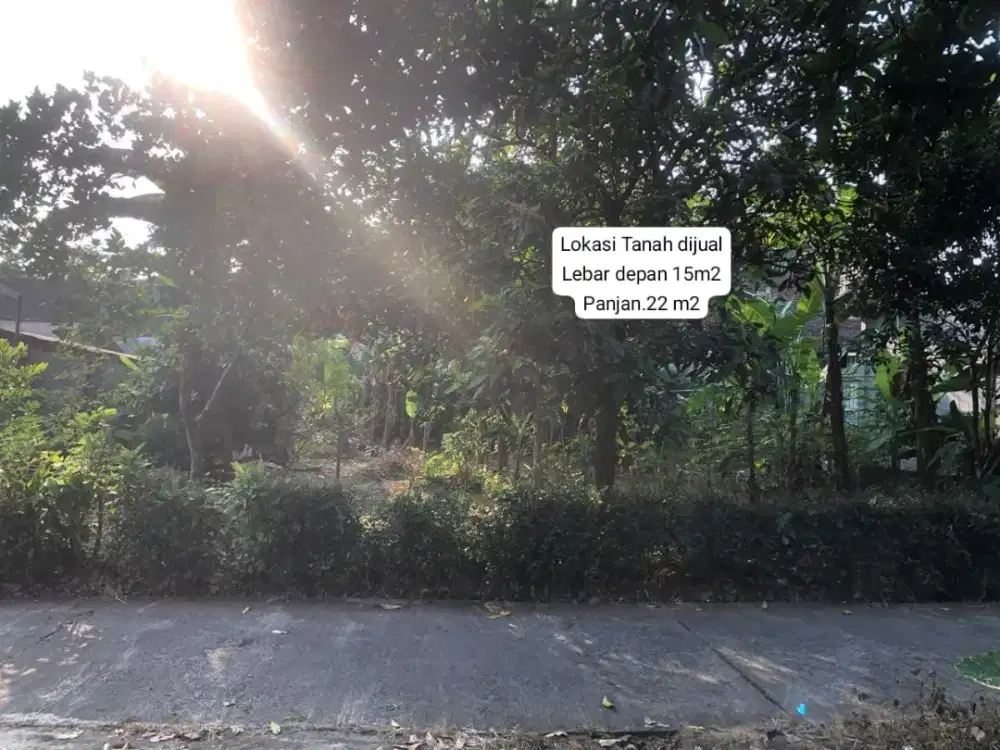 DIJUAL TANAH DI JL RAHAYU RT.5 RW.5 KAUMAN BOJA