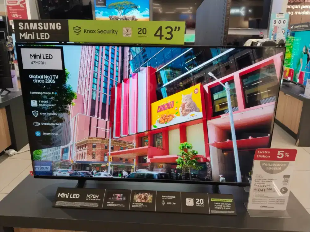 SAMSUNG MINILED SMART TV 4K 43
