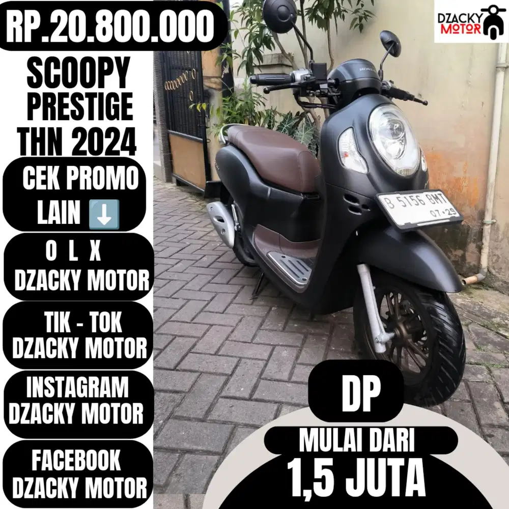 SCOOPY PRESTIGE 2024 SECOND LIKE NEW