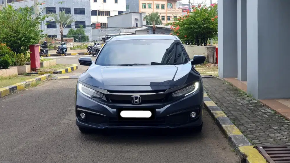 Km 49rb honda civic turbo es sedan 2020 abu metalik