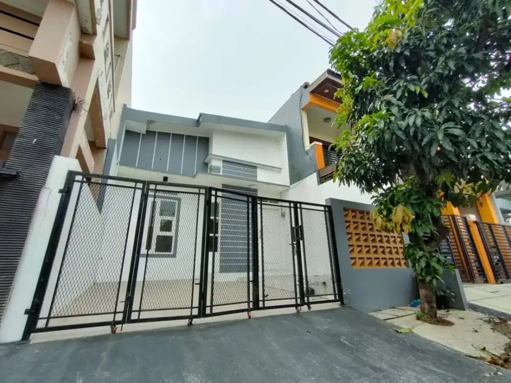 DIJUAL RUMAH MINIMALIS MEZZANINE DI PERUIMAHAN GRAHA HARAPAN BUMYAGARA, MUSTIKAJAYA