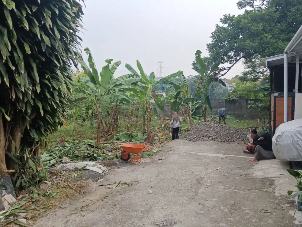 Tanah SHM Cinangka Depok, 100 Meter Jl Raya Abdul Wahab