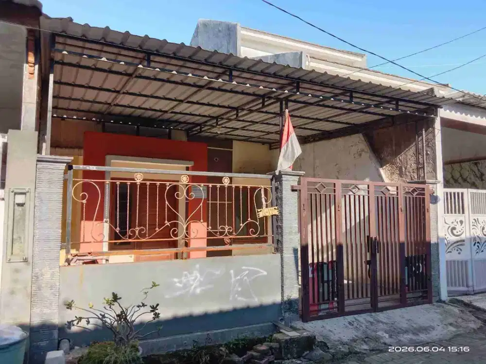 DI JUAL RUMAH

PERUM GRIYA ASRI MENGANTI BLOK A-17
KEL. : HULAAN 
KEC. : MENGANTI 
KAB  : GRESIK