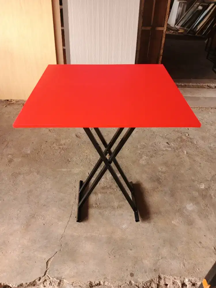 Meja Lipat Silang 60×60 cocok buat belajar