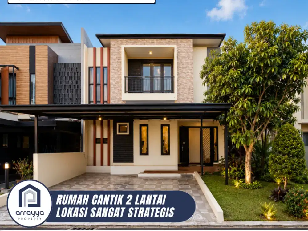 DIJUAL RUMAH PREMIUM CANTIK SIAP HUNI LOKASI STRATEGIS DI THE ICON BSD (DMB56)