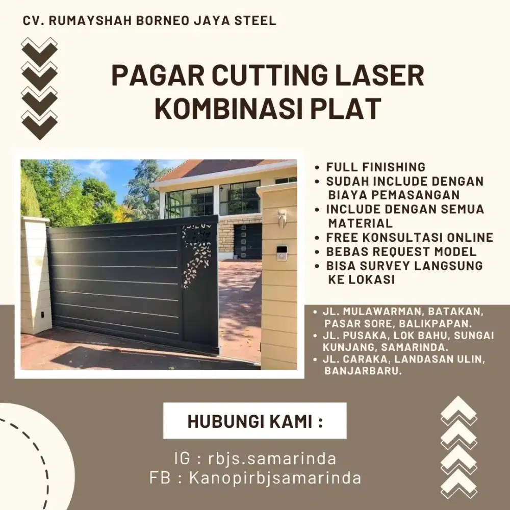 Pagar Estetik Tampilan Mewah