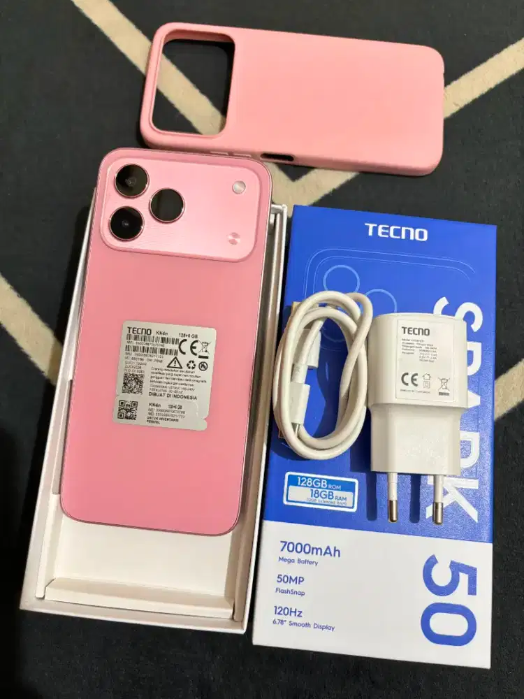Techno spark 50 6/128 fullset ori mulus