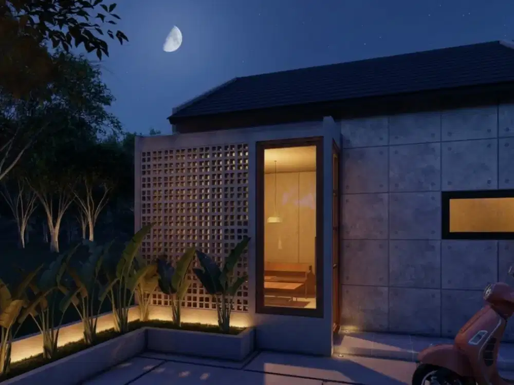 Rumah Modern Sleman 575 Jt, Tanah Luas 112 m² & Carport Muat 2 Mobil