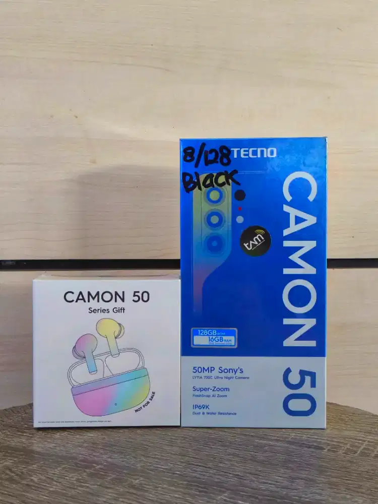 Promo Tecno Camon 50 Free Tws