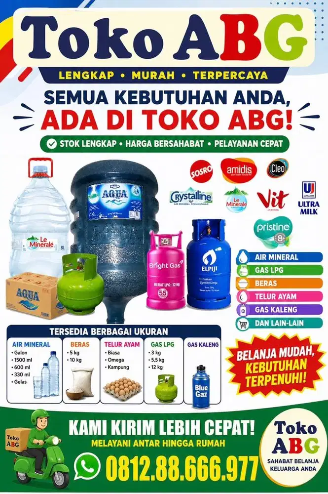 Kurir galon dan gas lainnya