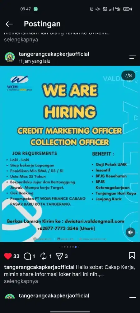 CREDIT MERKETING OFFICER