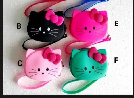 Dompet koin silikon/karakter hello kitty/jelly pouch siliconce