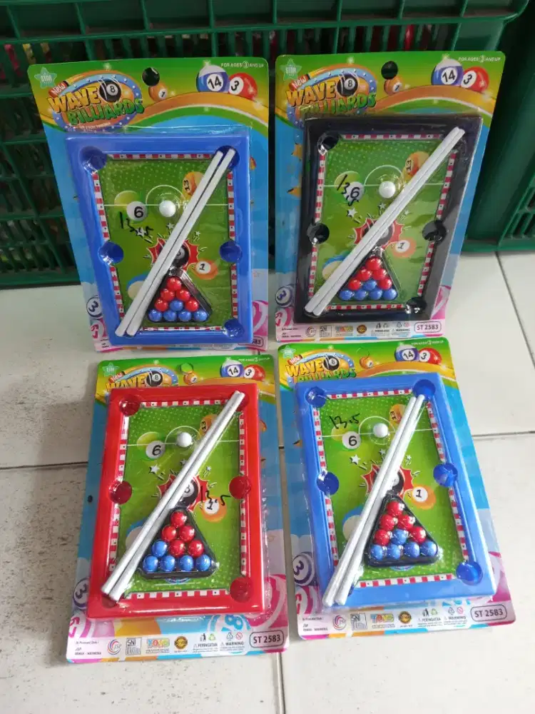 Mainan anak mini billiard