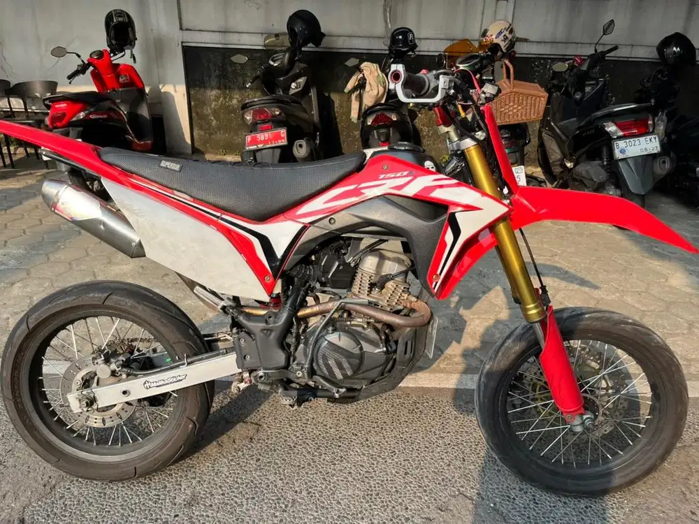 Jual crf 150 cc merah putih