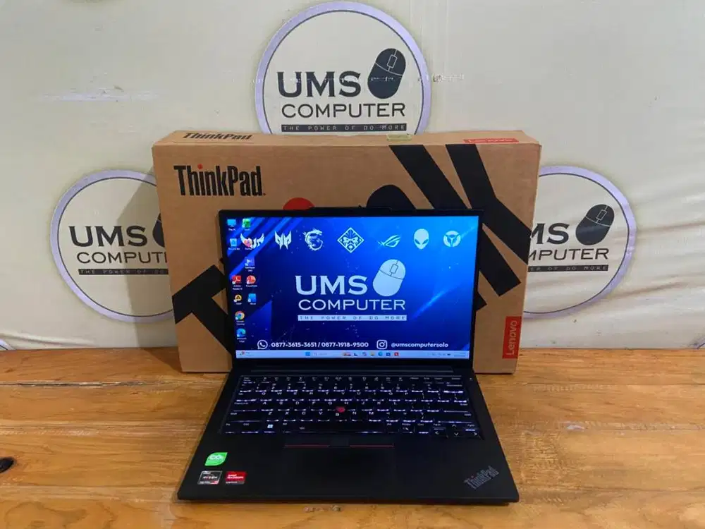 LENOVO Thinkpad E14 G5 Ryzen 7-7730U RAM 16GB SSD 512GB Radeon Graphic