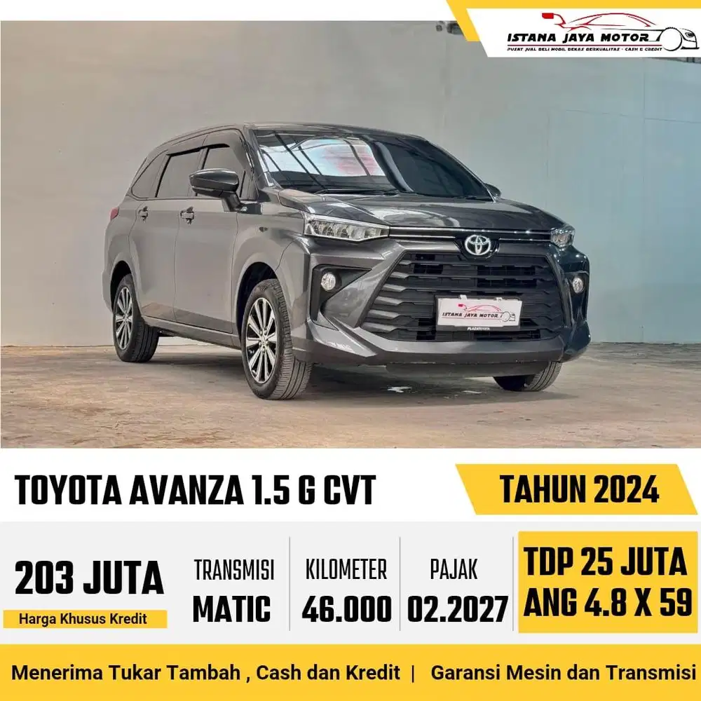 FACELIFT !! Toyota Avanza G 1.5 Automatic 2024
