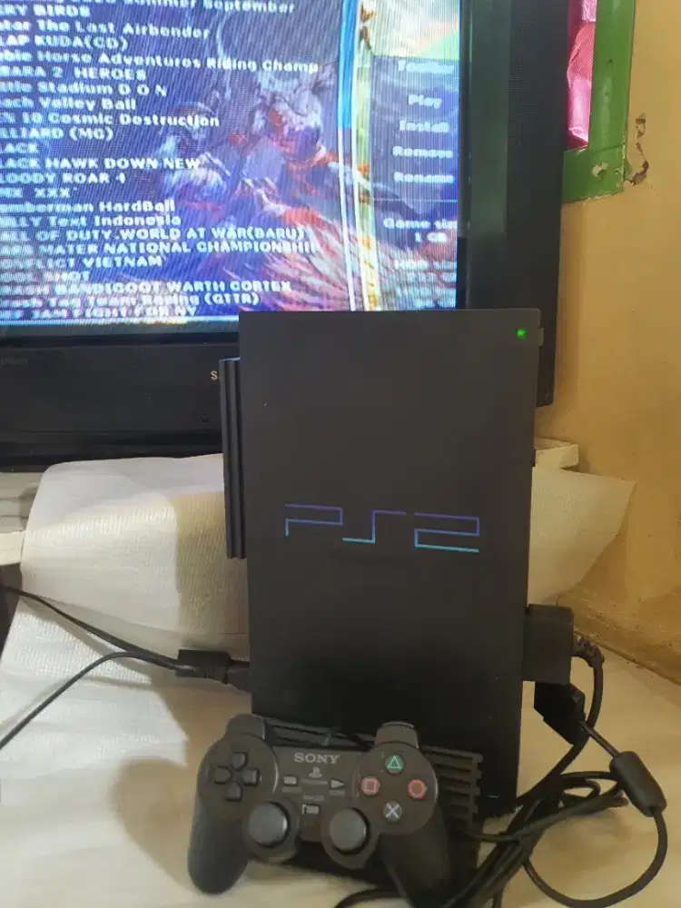 Ps2 Fat Hardisk Dalam 250gb game banyak