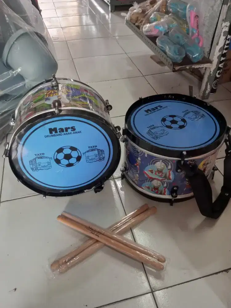 Mainan anak drum kaleng besar