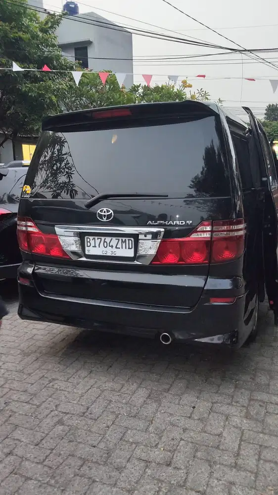 toyota alphrd asg premuim sound thn2007 w hitam matic pjk pjng trwt