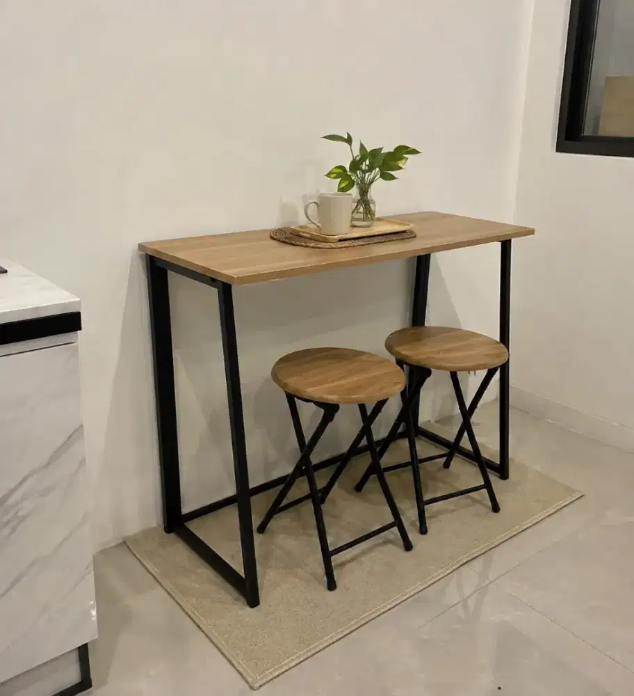 SET MEJA MAKAN LIPAT