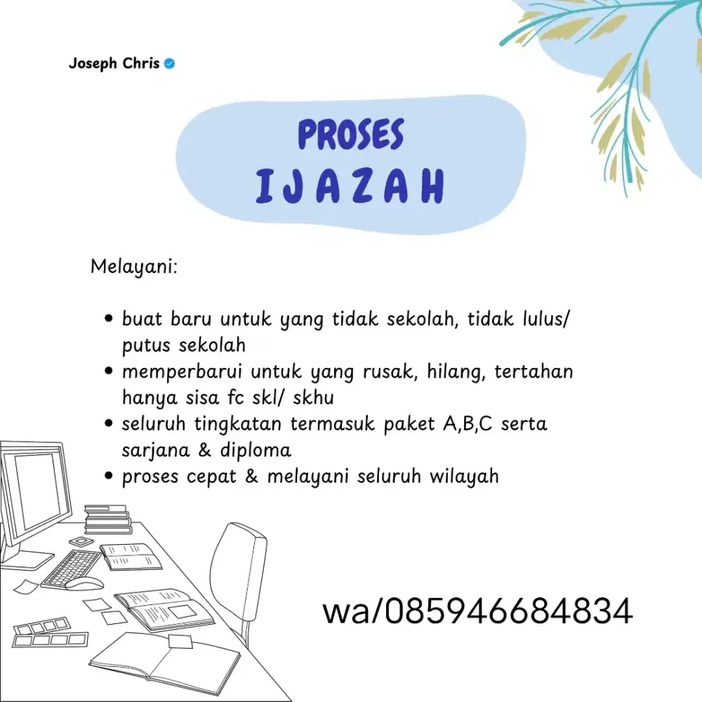 Jasa perbaikan dan pembuatan baru