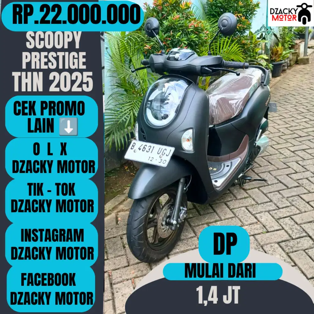 SCOOPY PRESTIGE THN 2025 SECOND LIKE NEW