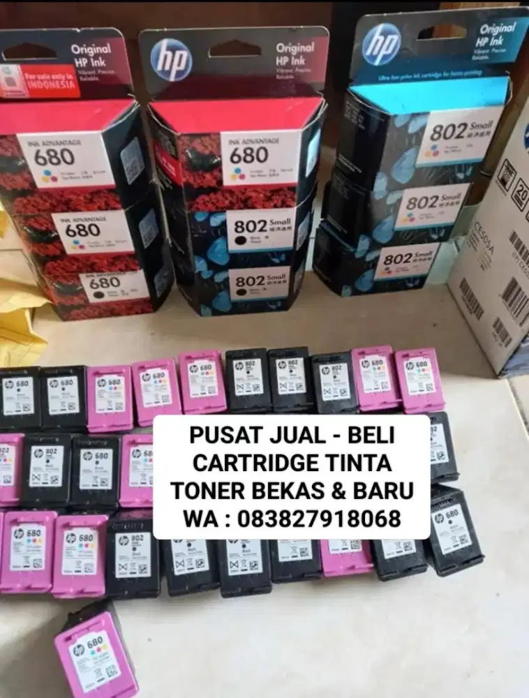 TERIMA JUAL-BELI CARTRIDGE TINTA TONER BEKAS ATAUPUN BARU