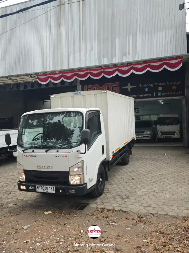 Truck Box Isuzu Elf NLR 55LX Long Chasis100ps 2021