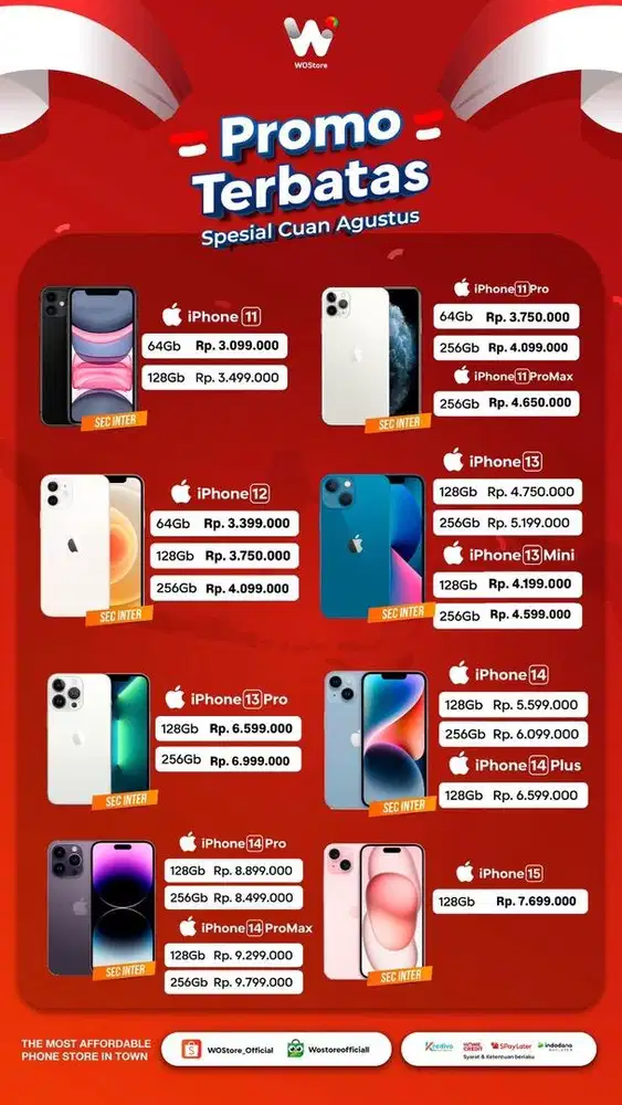 Jual iphone new & second