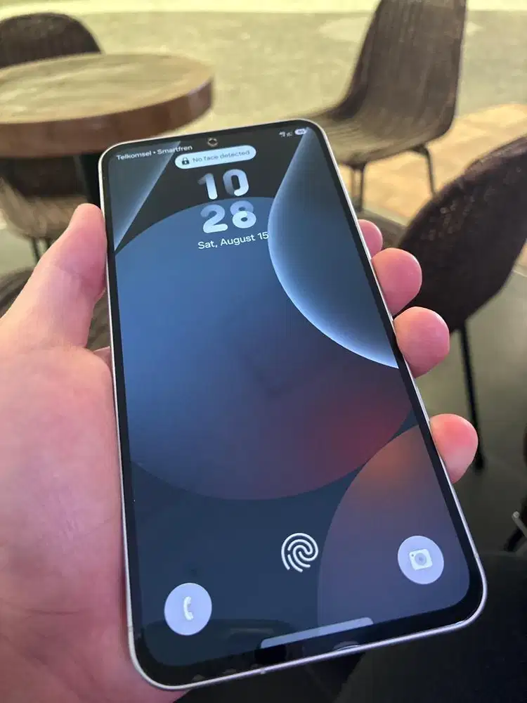 Samsung A56 128gb light grey kondisi mulus