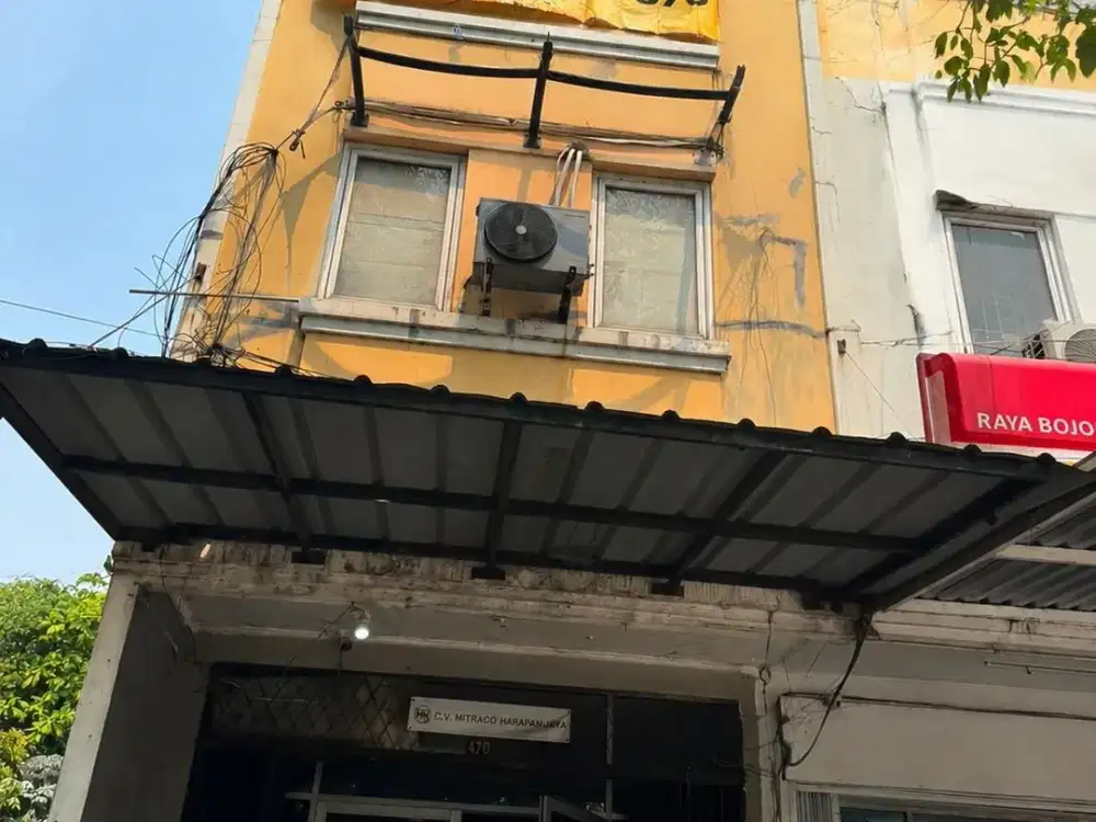 Dijual Ruko 4 Lantai Nego Sampai Jadi, Hadap Jalan Raya Cocok untuk Gudang & Kantor di Bojong Indah Cengkareng - Jakarta Barat