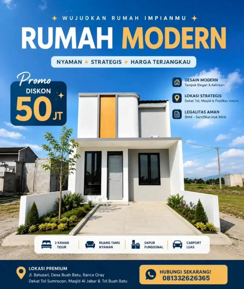 Kalau bisa punya rumah nyaman hari ini, kenapa harus nunggu lebih lama
