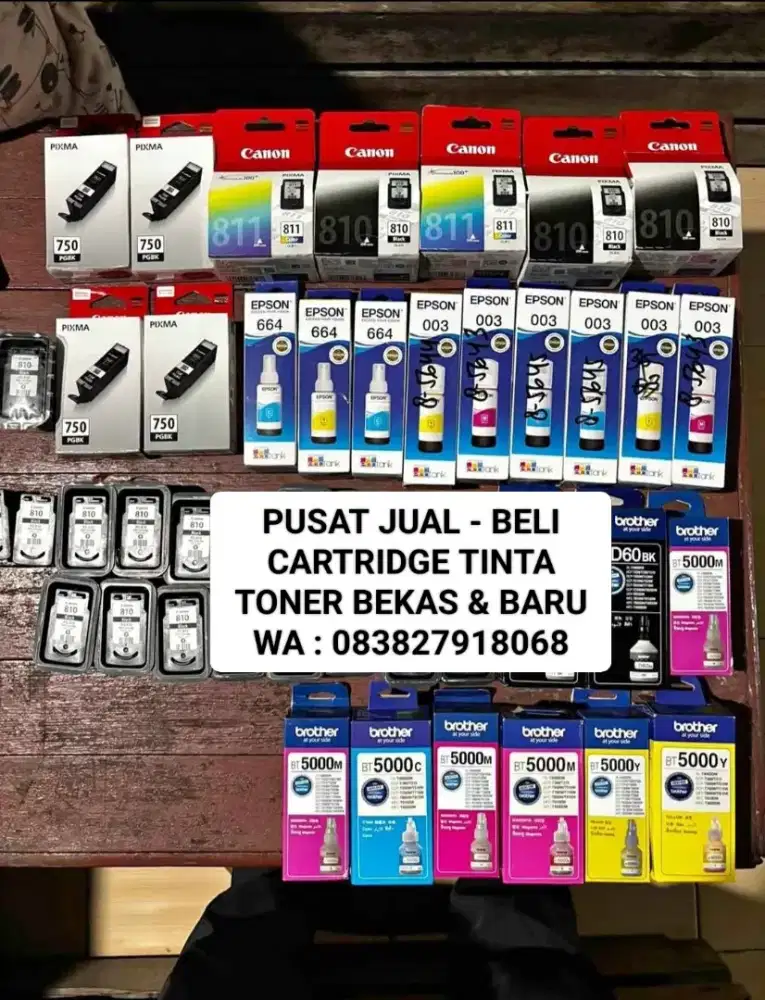 PUSAT JUAL - BELI CARTRIDGE TINTA TONER BEKAS & BARU