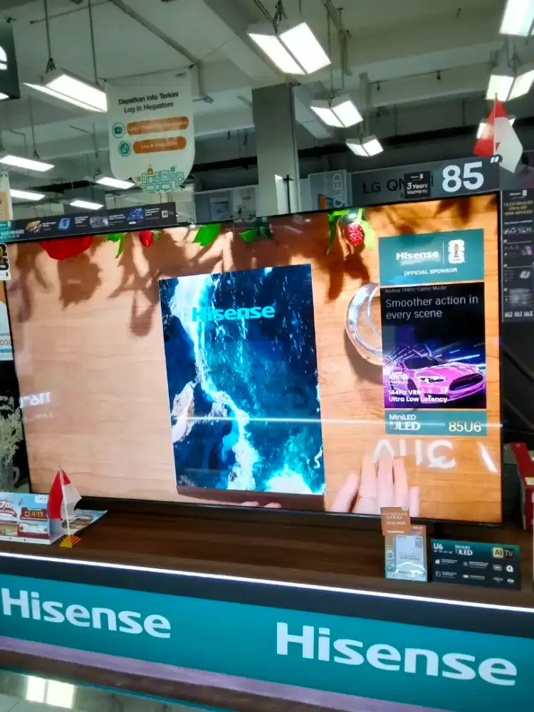 HISENSE 85U6S ULED MINI LED NATIVE GAME MODE