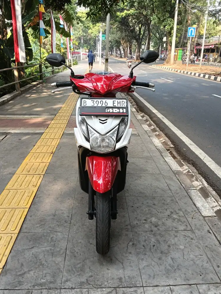 DIJUAL CASH HONDA BEAT CW CBS FI THN 2015 AKHIR STARTER HALUS PAJAK ON