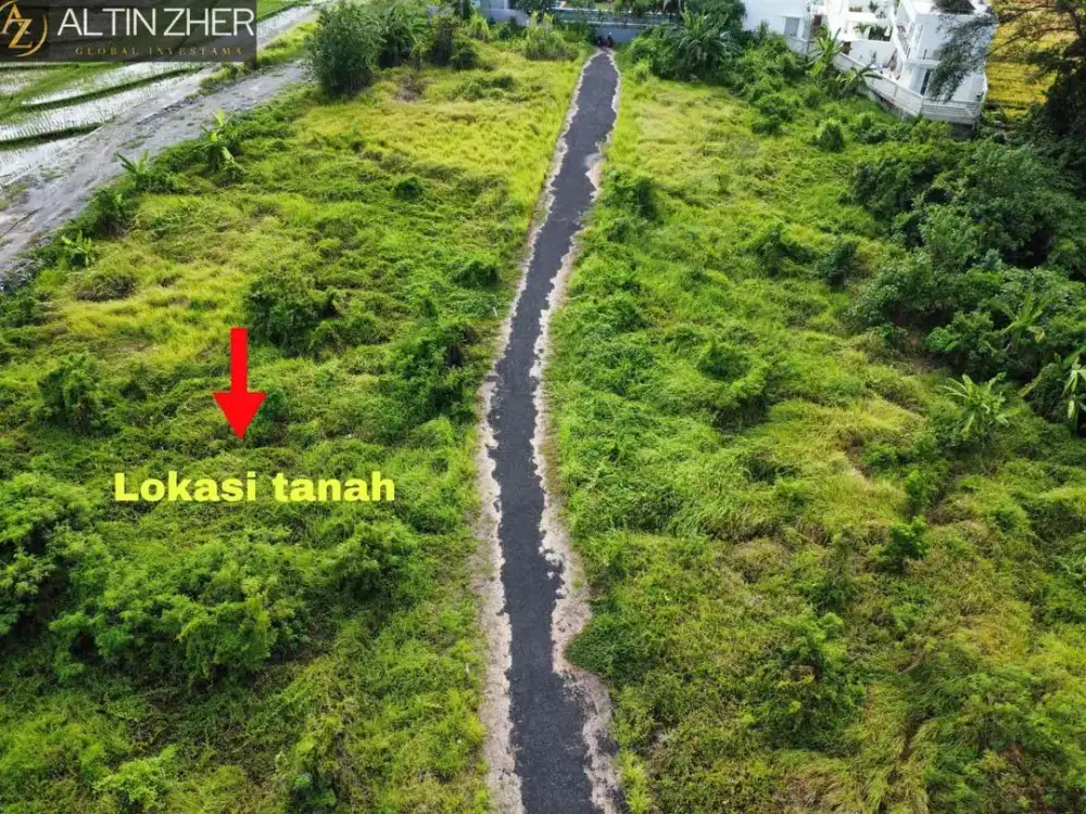 lahan siap bangun dekat pantai Munggu zona pariwisata