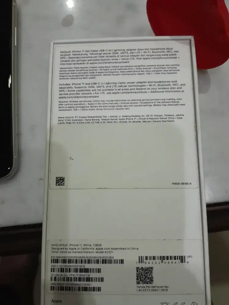 Dijual iphone 128gb ibox