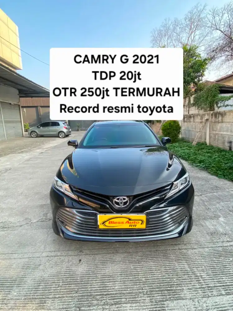 Toyota camry G 2021 dp20jt/ V hitam 2022 ori cat 2020 record resmi