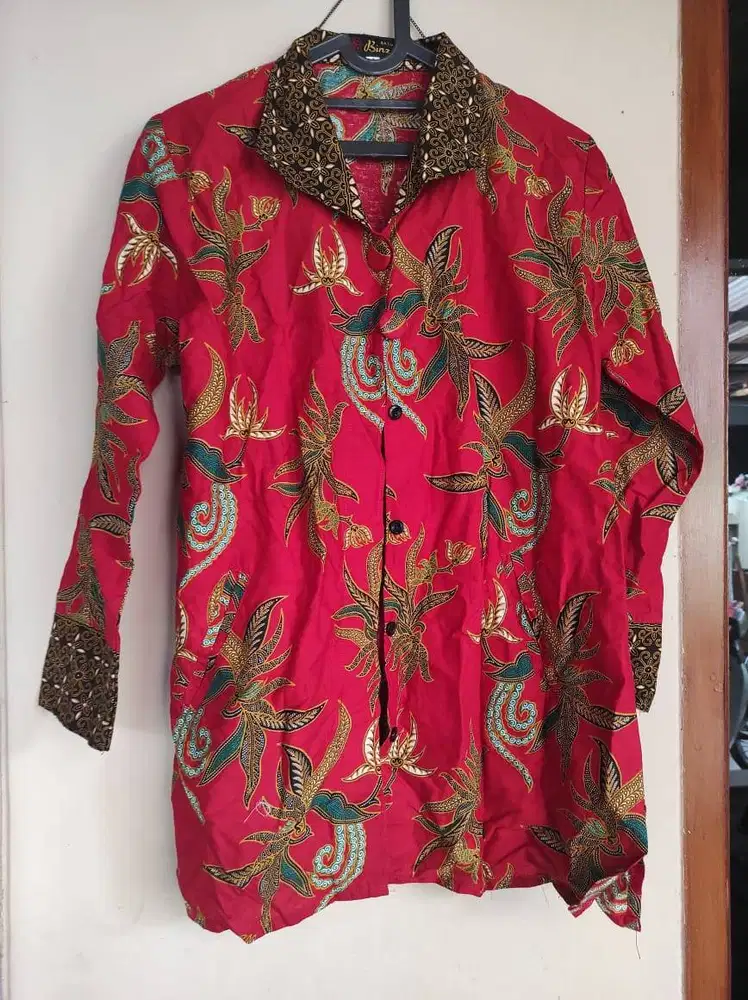 Baju Dress Blouse Batik