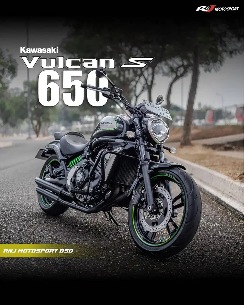 Kawasaki Vulcan 650 Nik 2015 Warna Grey KM 15.000an