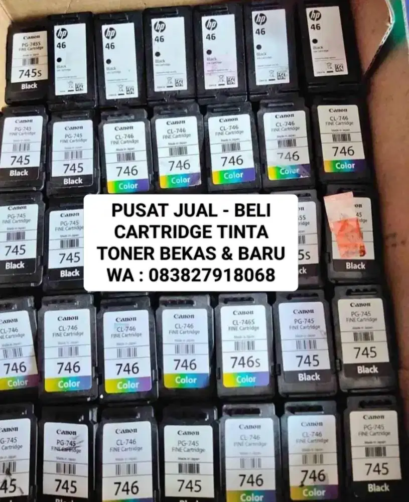 PUSAT JUAL - BELI CARTRIDGE TINTA TONER BEKAS & BARU