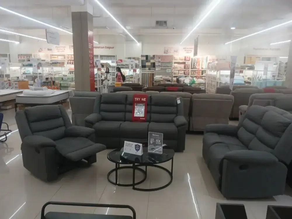 Jual sofa set recliner murah dan empuk informa/selma