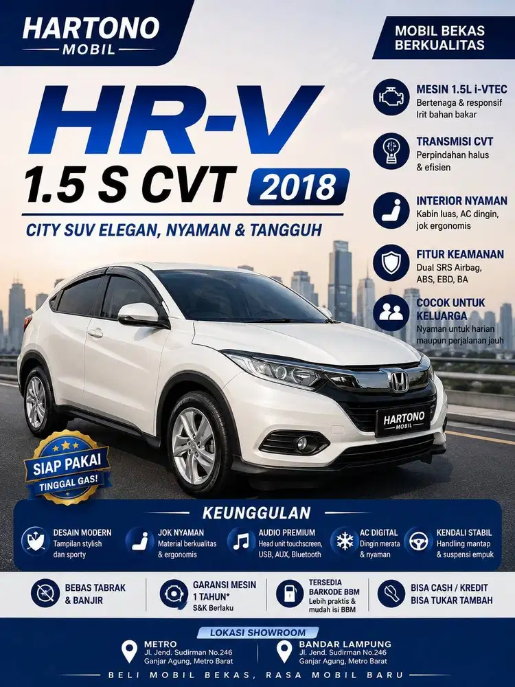 HRV 1.5 S CVT 2018