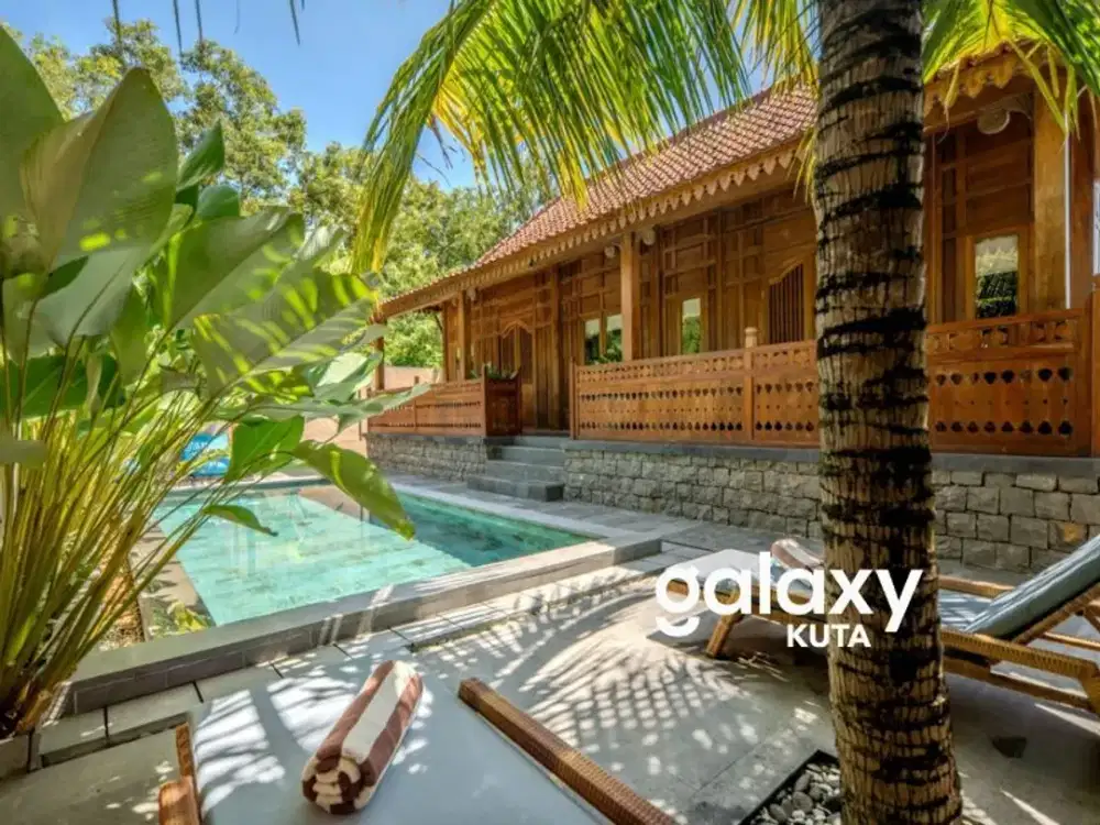 UNIQUE WOODEN VILLA FOR RENT IN RAYA ULUWATU PECATU BADUNG