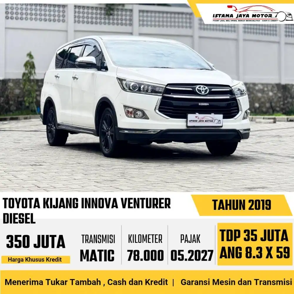 [PAJAK PANJANG] Toyota Kijang Innova Venturer Diesel 2019