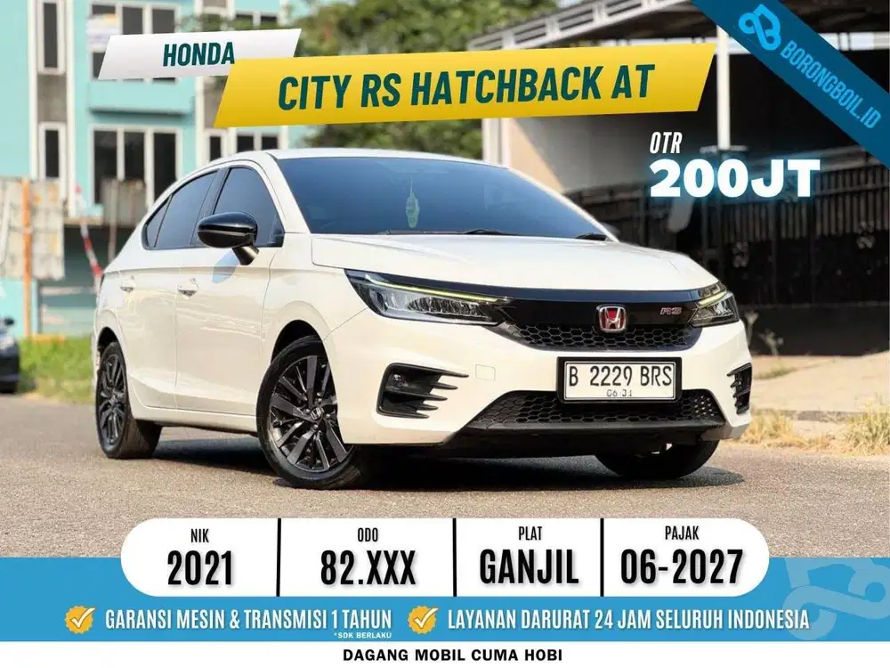 HONDA CITY RS HB AT 2021 PUTIH FAVORIT